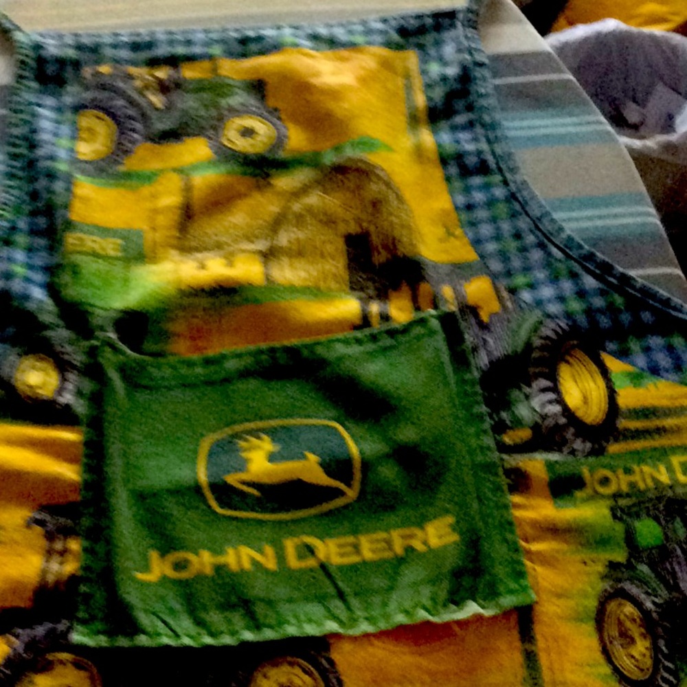 Handmade John Deere Apron.  31” x 23”.  So cool!!